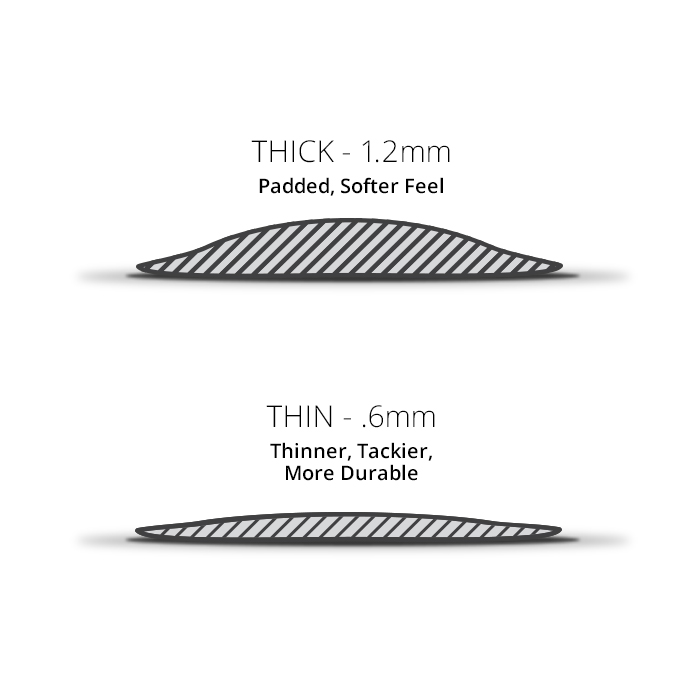 Grip Thickness Options